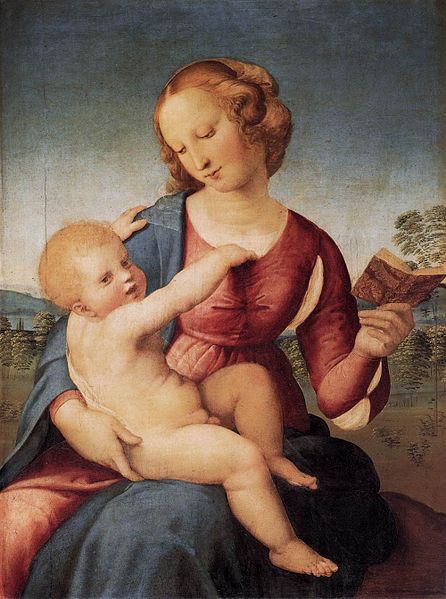 RAFFAELLO Sanzio Colonna Madonna